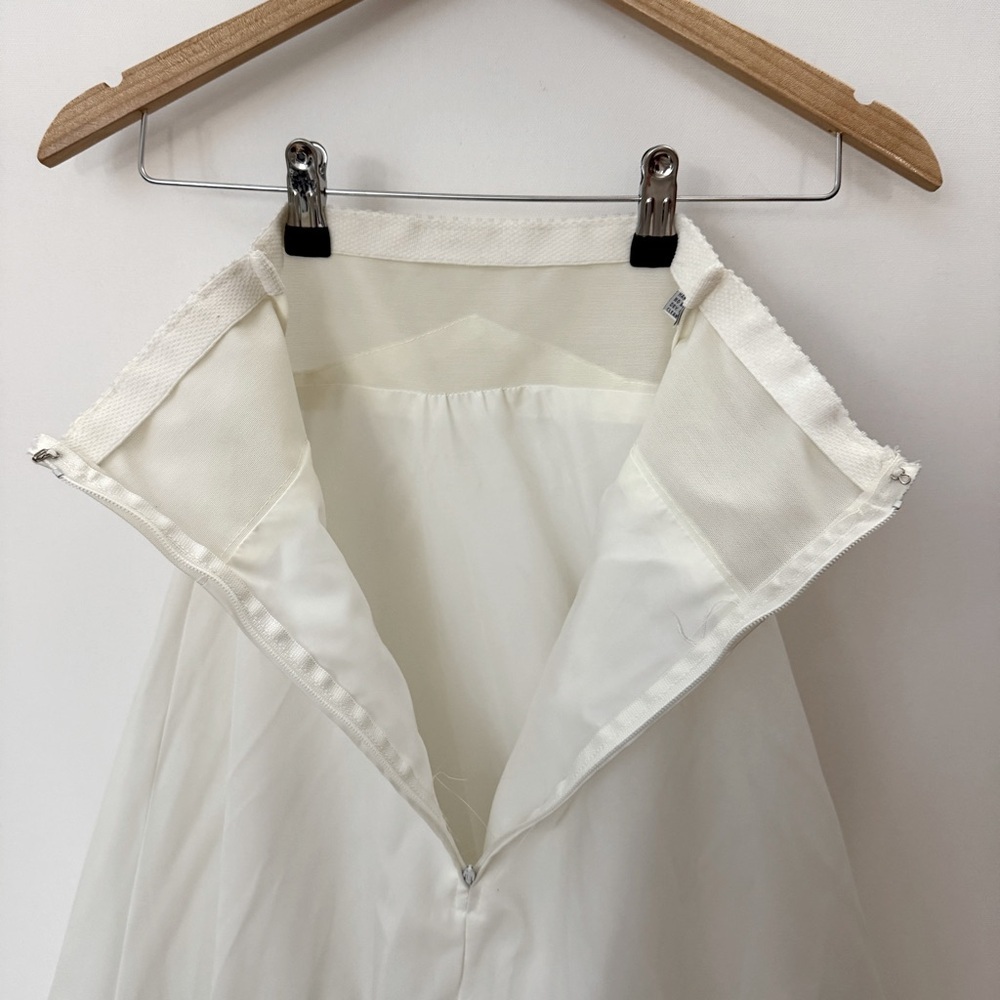 Ivory Crinoline Petticoat Ruffle Volume Maxi Length - Picture 10 of 12